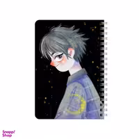 دفترچه یادداشت بامبیلیپ مدل چوبی طرح پسر و ماه کد 5216314