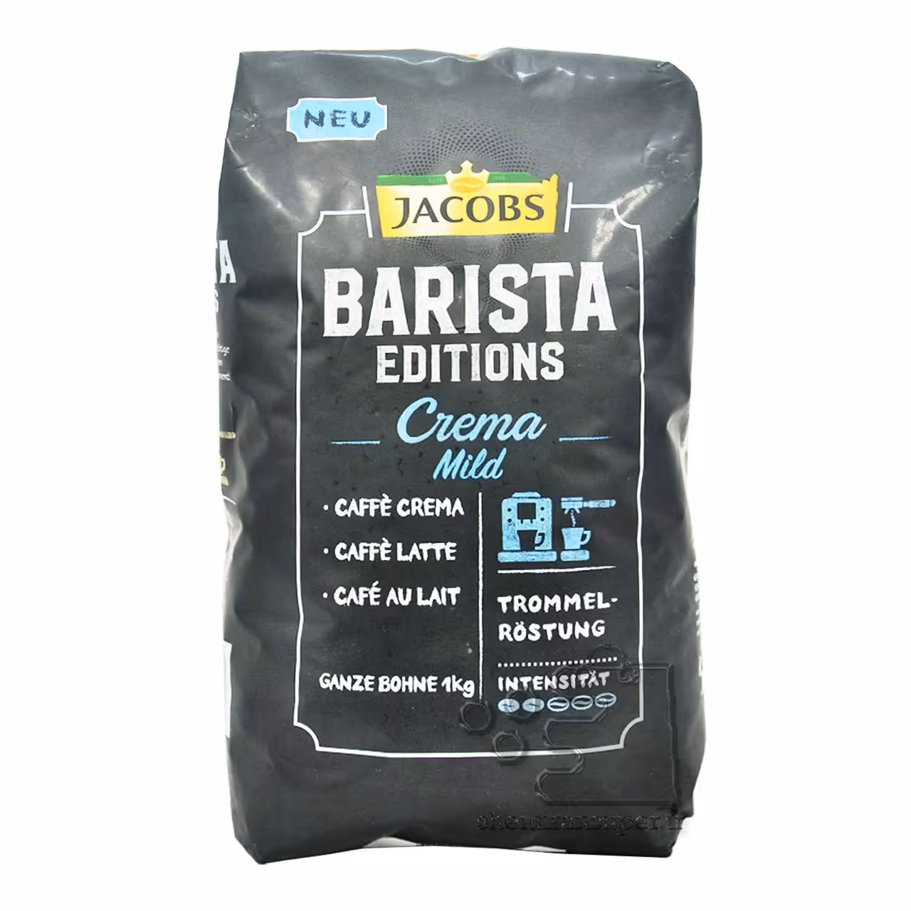 دانه قهوه کرم مایلد 1 کیلویی باریستا ادیشن جاکوبز - jacobs