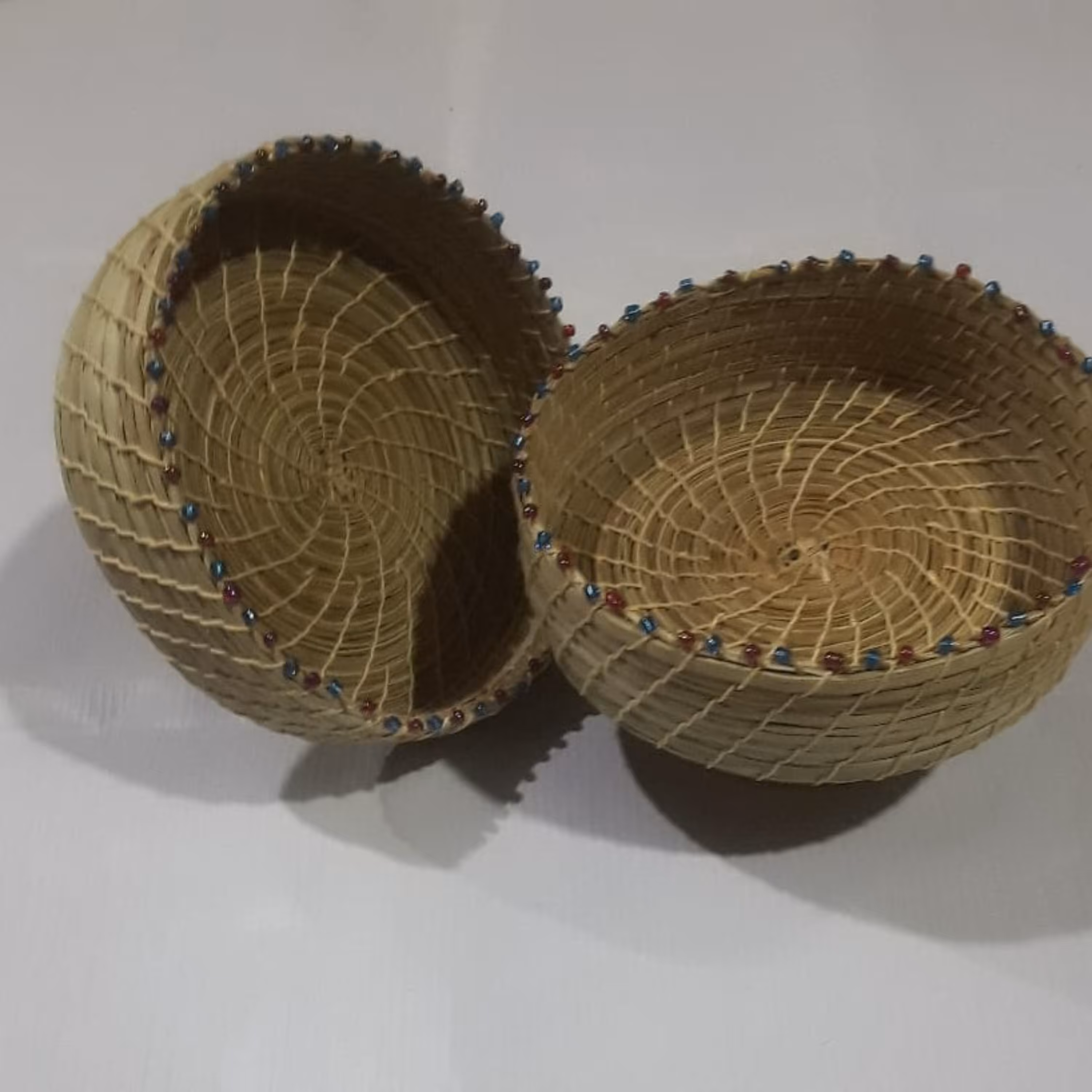 ظرف آجیل خوری حصیری MH0003 05غرفه ملک خورشید                                    