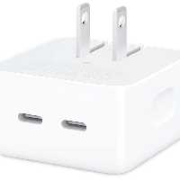 آداپتور 35 وات USB C دو پورت اورجینال اپل