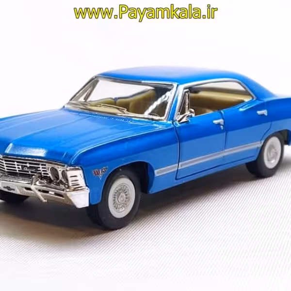 ماکت شورلت ایمپالا کینزمارت آبی 