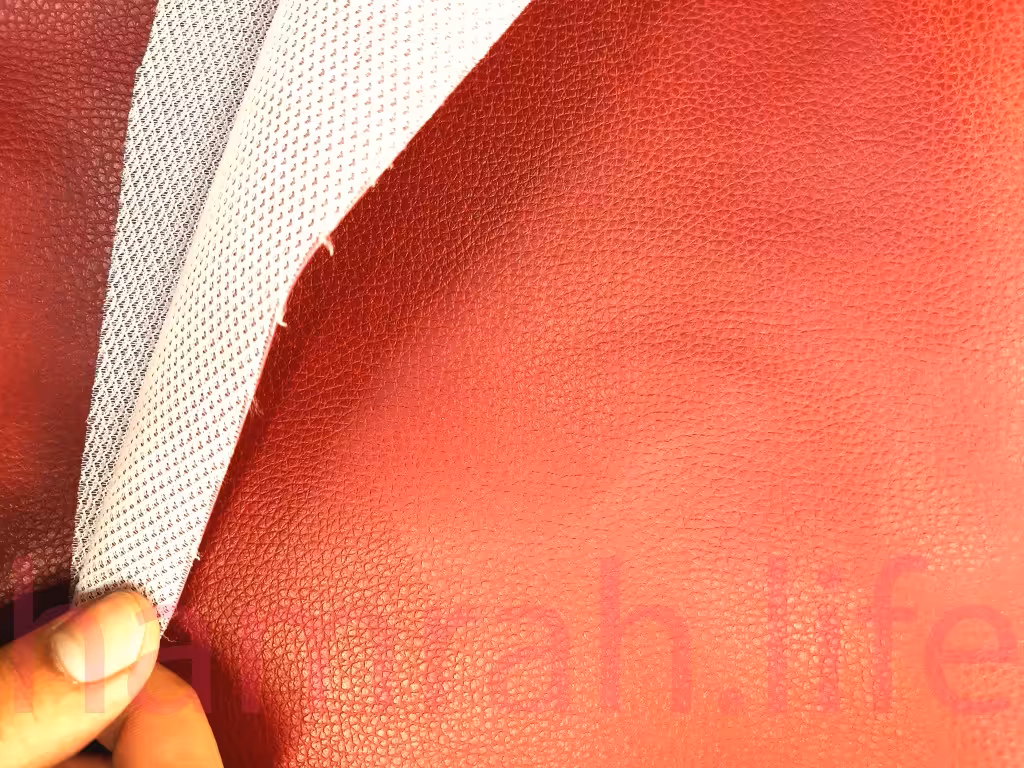 چرم مصنوعی ( آستر ) زرشکی کانیون جودون ضخامت 70