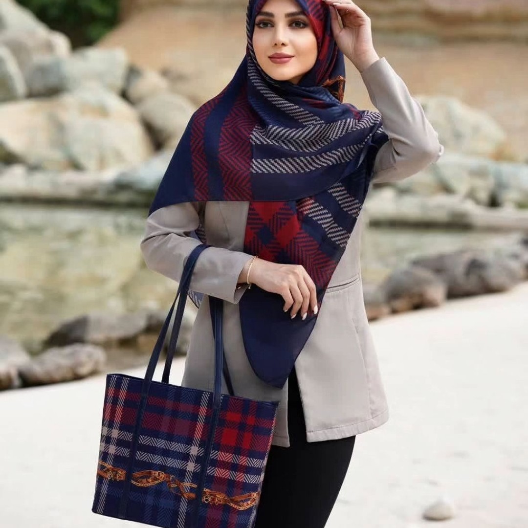 ست کیف و روسری مدل سایه