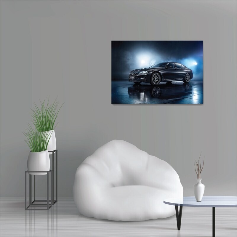 تابلو شاسی طرح ماشین بی ام دبلیو 750 آی -  مدل NV0637