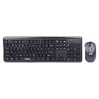کیبورد و ماوس بی سیم سادیتا مدل SKM-3403SADATA SKM-3403 Wireless Wired Keyboard And Mouse