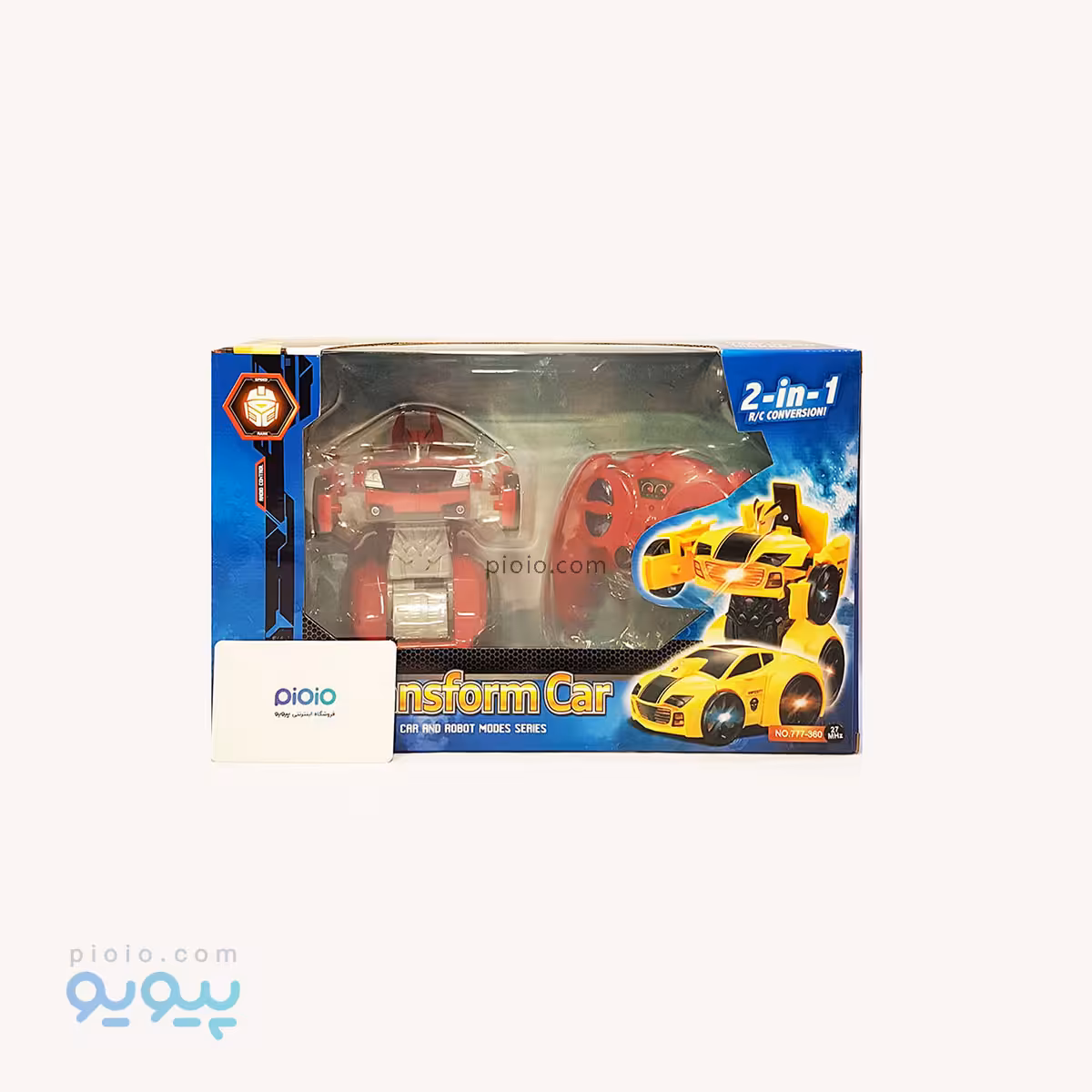 ماشین اسباب بازی کنترلی تبدیلی به ربات