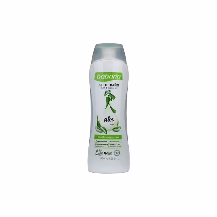 شامپو بدن باباریا مدل Aloe حجم 600 میلی لیتر - فروشگاه تخصصی محصولات پوست و مو تیراژه