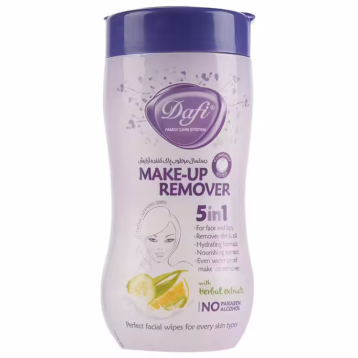 دستمال مرطوب پاک کننده دافی مدل 5IN1 بسته 70 عددی
