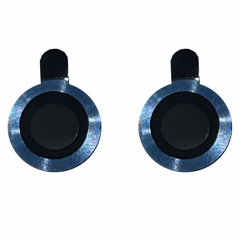 محافظ لنز دوربین رینگی برای گوشی موبایل اپل Iphone 11 - 12 - 12 Mini رنگ آبی