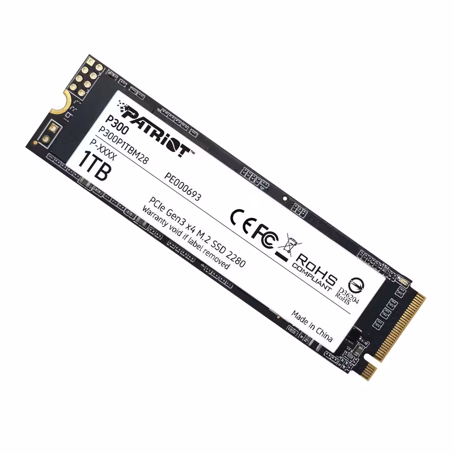 قیمت و خرید اس اس دی 1 ترابایت پاتریوت مدل P300 M.2 PCIe Gen 3 x4 | یاس ارتباط