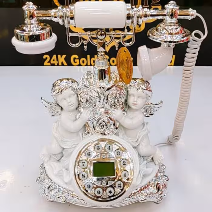 تلفن دکوری رزینی   2 بچه 