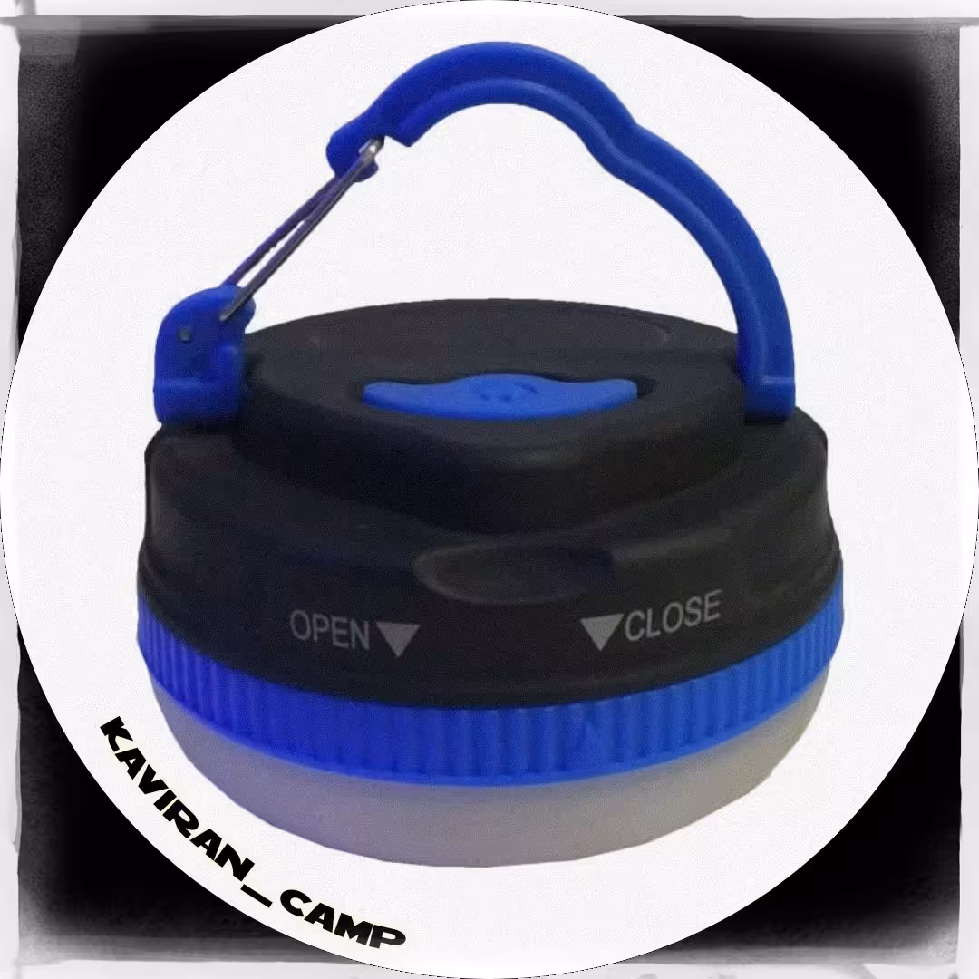 چراغ قوه کمپینگcmgerdfajabe333  پنج حالت نوردهی (100_ 80_ 60_ 50_ 30 ) و در پشت آهن ربا تعبیه شده برای آویز از سقف و...