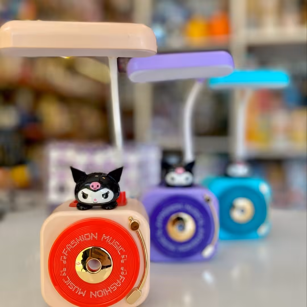 چراغ مطالعه جاقلمی و تراش دار طرح دوربین کرومی