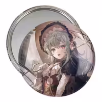 آینه جیبی خندالو مدل دختر انیمه ای کد 18033