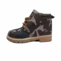 نیم بوت پسرانه مدل تکاوری رنگ قهوه ای