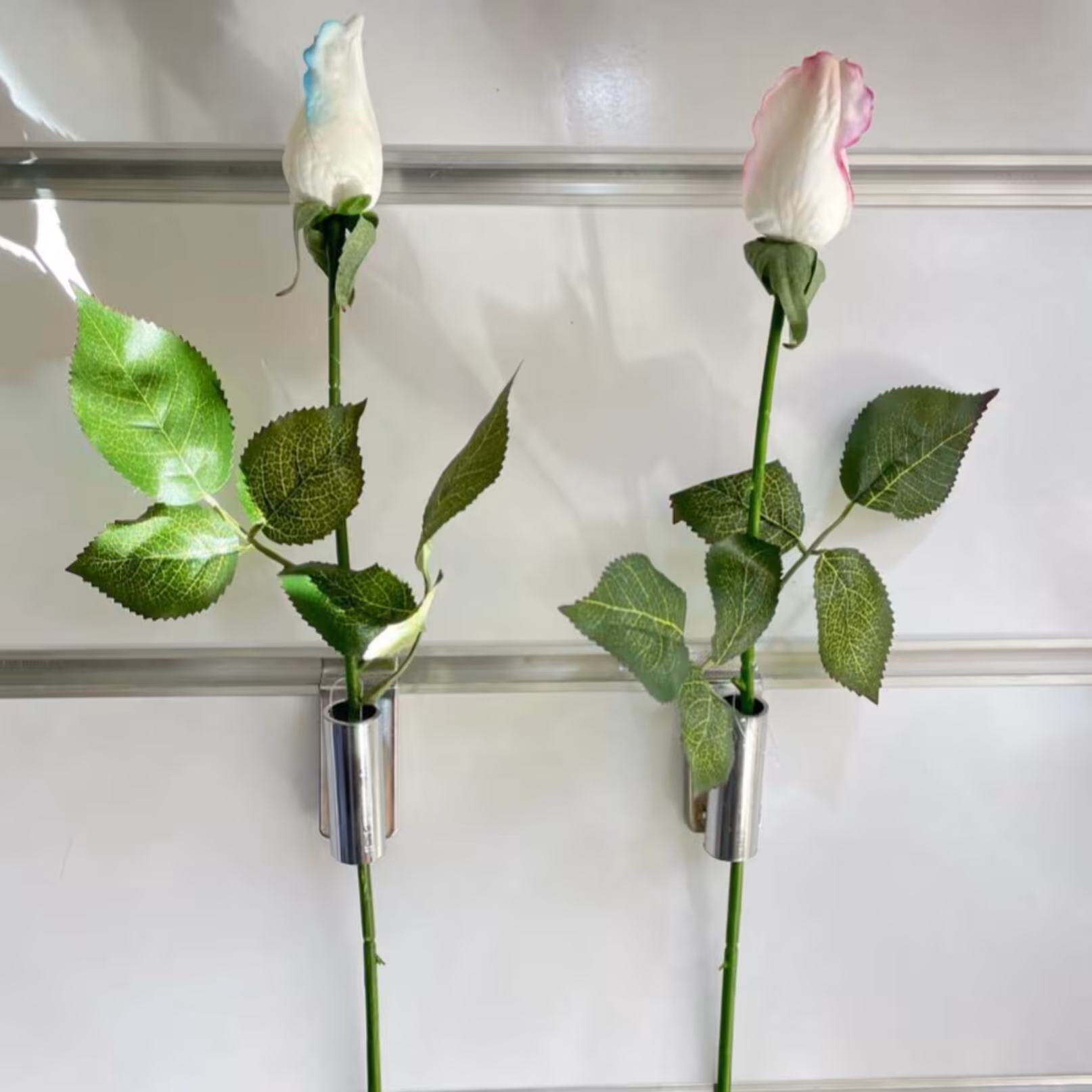 4 شاخه گل مصنوعی تزیینی غنچه  لمسی
