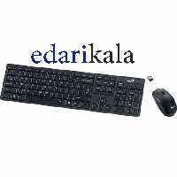 کيبورد و ماوس SlimStar 8000ME به همراه حروف فارسي جنيوس