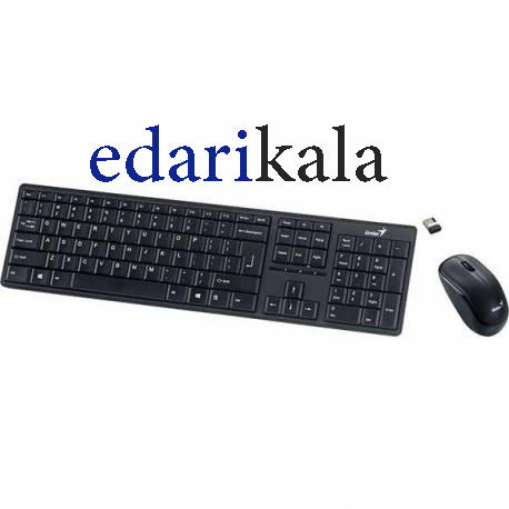 کيبورد و ماوس SlimStar 8000ME به همراه حروف فارسي جنيوس
