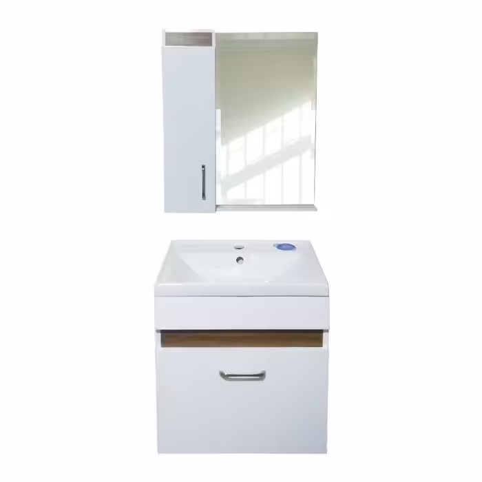 ست کابینت روشویی دیواری به همراه آینه باکس