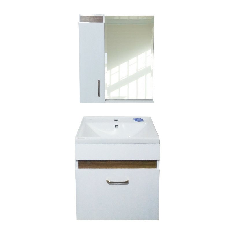 ست کابینت روشویی دیواری به همراه آینه باکس