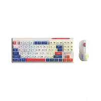 کیبورد و ماوس بی سیم گیمینگ لاجی کی KM329W