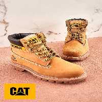 چکمه و بوت زرد مردانه های چرم اصل کلرادو 015m100031 H04 honey 27 Caterpillar