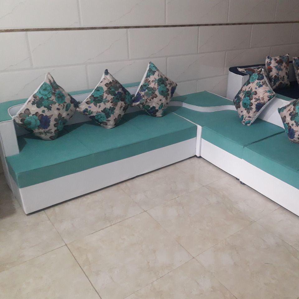 مبل کنج کمجا راحتی بادوام شیک و 6 نفره 4 میلیون