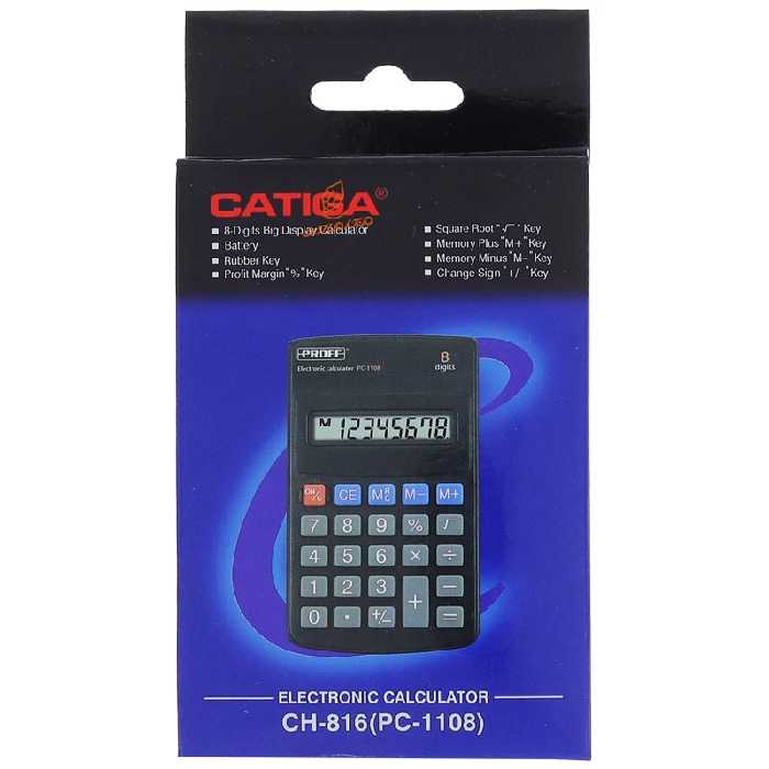 ماشین حساب جیبی کاتیگا مدل CH-816(PC-1108)