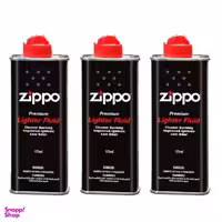 بنزین فندک زیپو مدل 125ML بسته 3 عددی