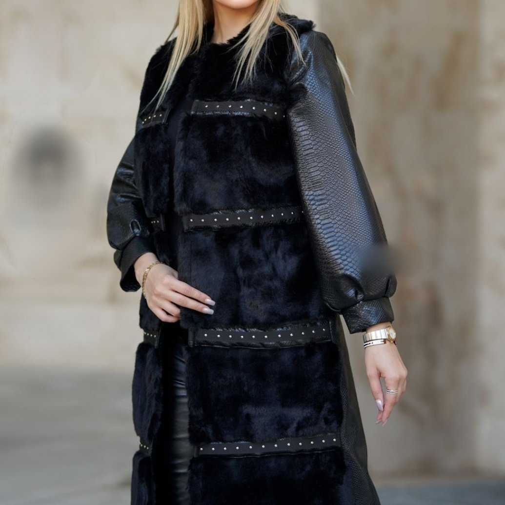 پالتو پوست و چرم مشکی