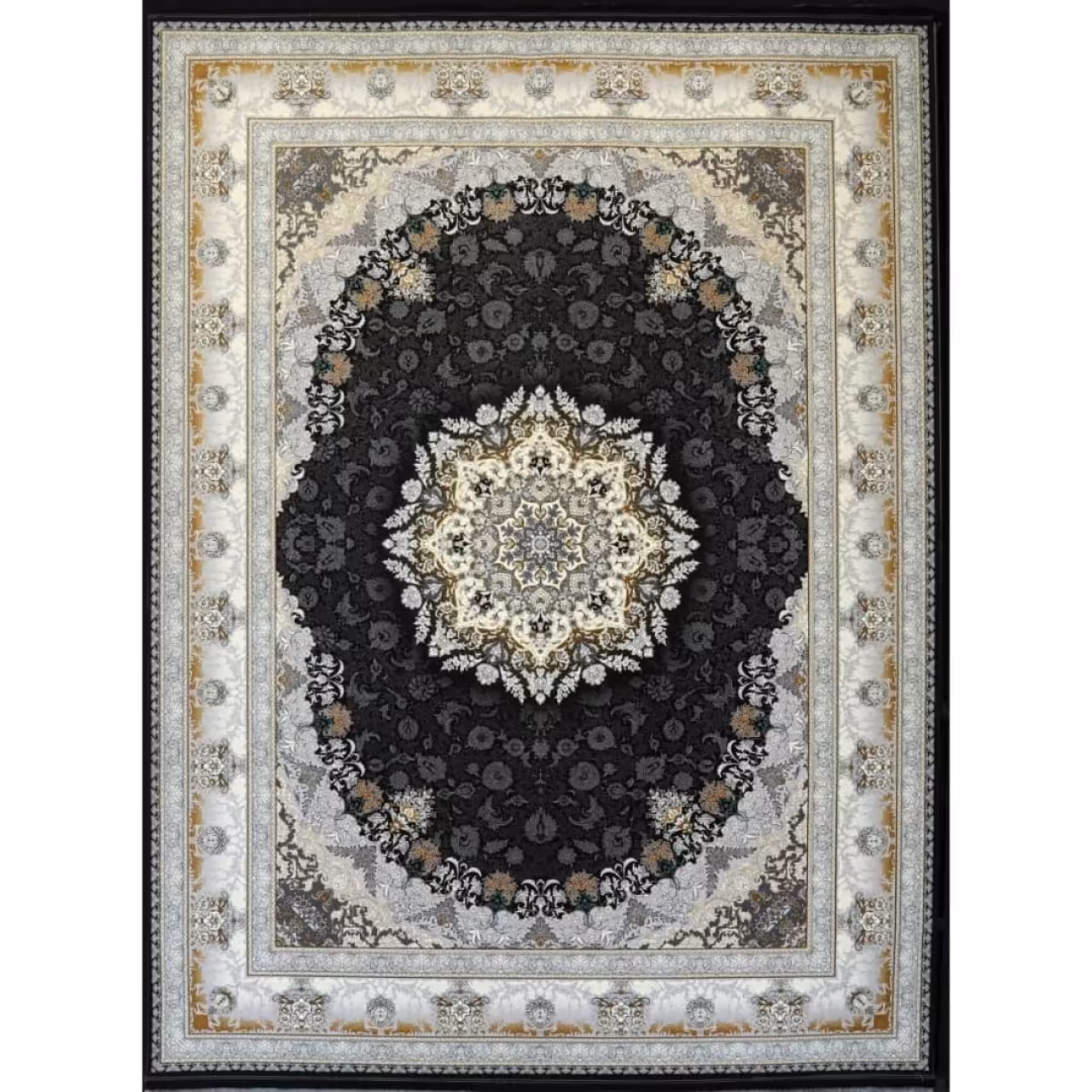 فرش ماشینی شایلی دودی