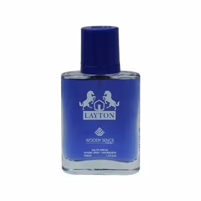 عطر جیبی مردانه وودی سنس مدل لیتون Layton حجم 30 میلی لیتر
