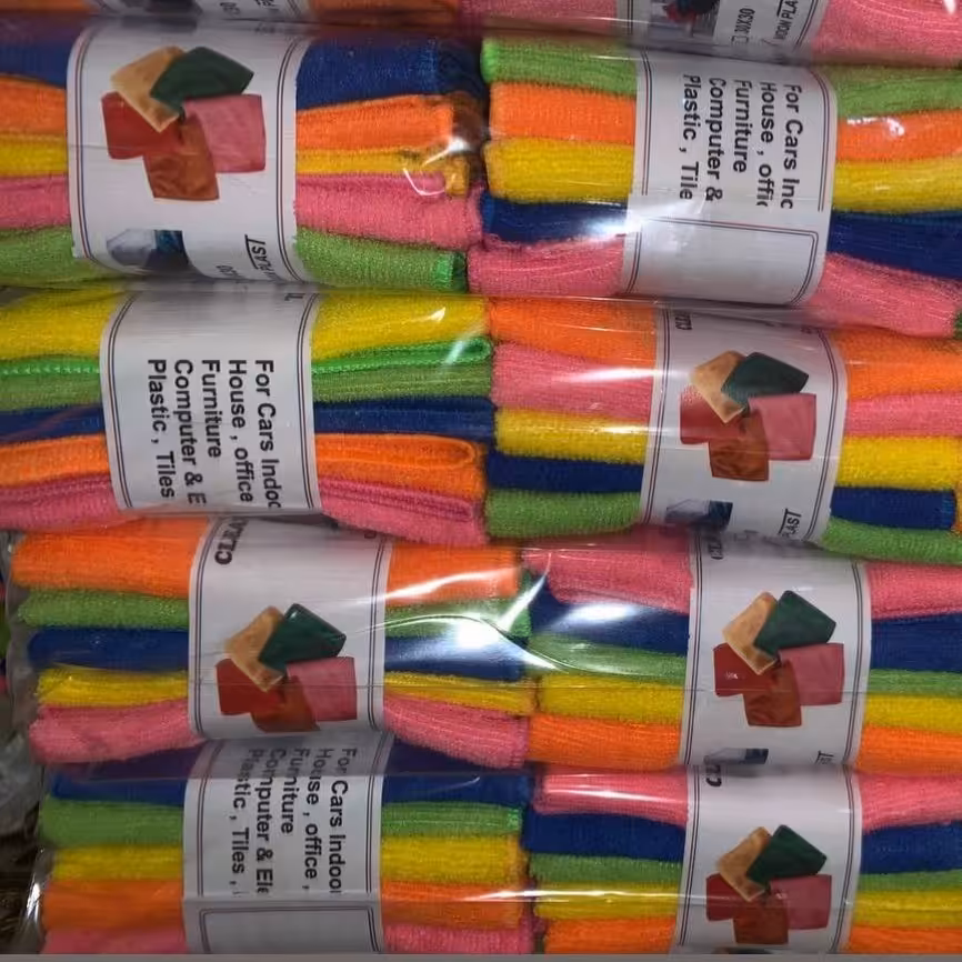 دستمال حوله ای نرم رنگ بندی متنوع جنس با کیفیت مناسب  خانم های باسلیقه