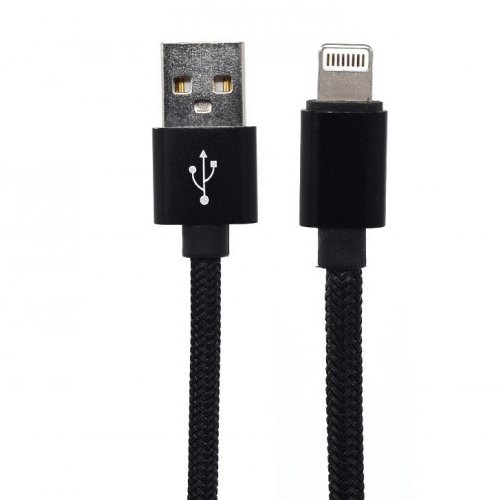 کابل آیفون (lightning) پاوربانکی کنفی (نایلونی) طول 30 سانتی متری