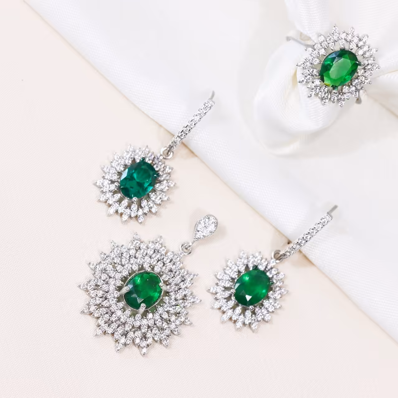 نیم ست نقره میکرو کد S-10109-12.5