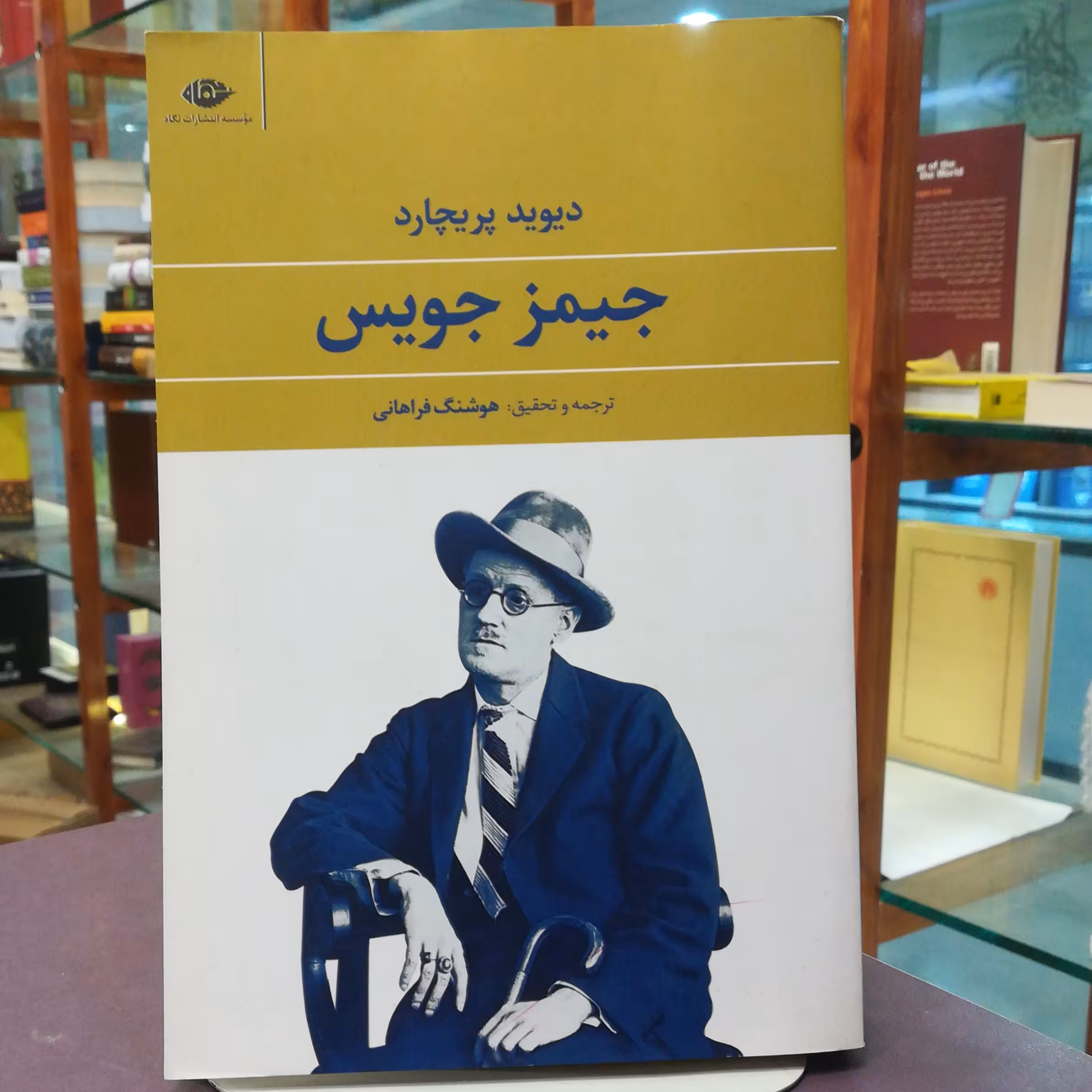 کتاب جیمز جویس  دیوید پریچارد  ترجمه هوشنگ فراهانی نشر نگاه