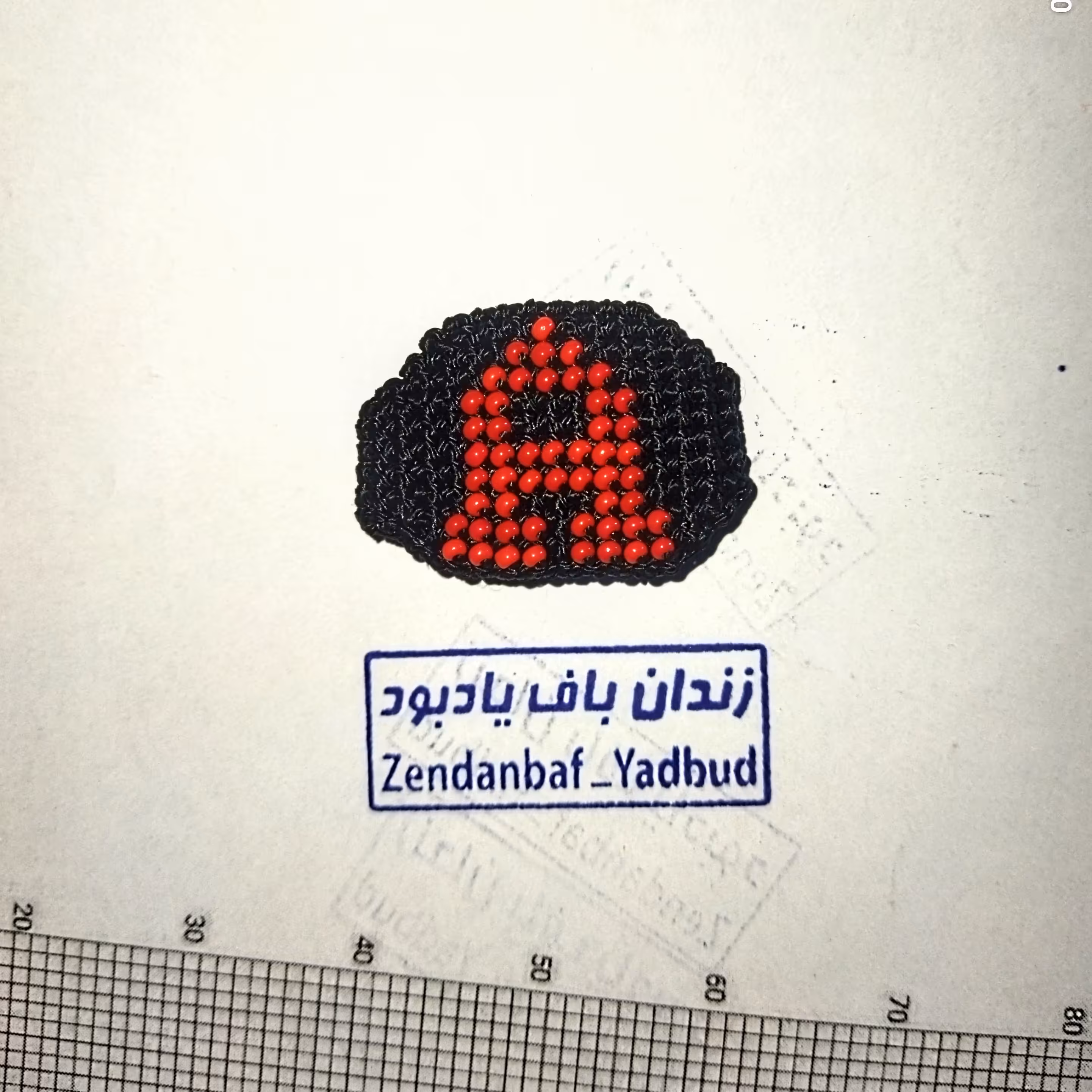 انگشتر زندان بافت  A قرمز