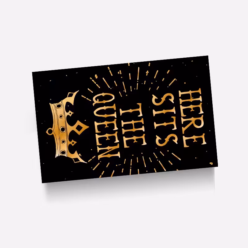 استیکر(برچسب) کارت عابر بانک-طرح دخترانه (ملکه)-کد848-سفارشی