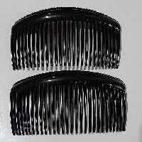 شانه زلفی محکم و شیک مشکی 1 عدد سایز بزرگ تو زلفی مو زنانه دخترانه