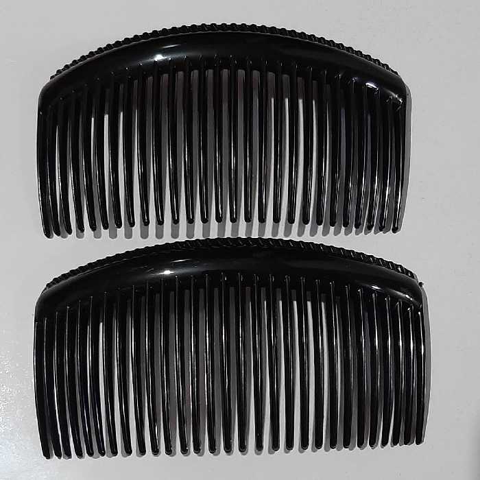 شانه زلفی محکم و شیک مشکی 1 عدد سایز بزرگ تو زلفی مو زنانه دخترانه