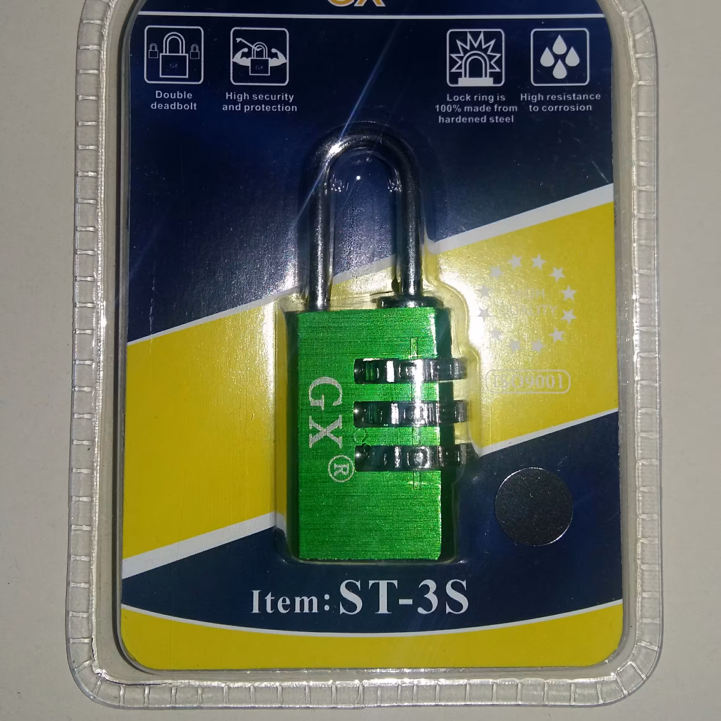 قفل آویز رمز دار جی ایکس