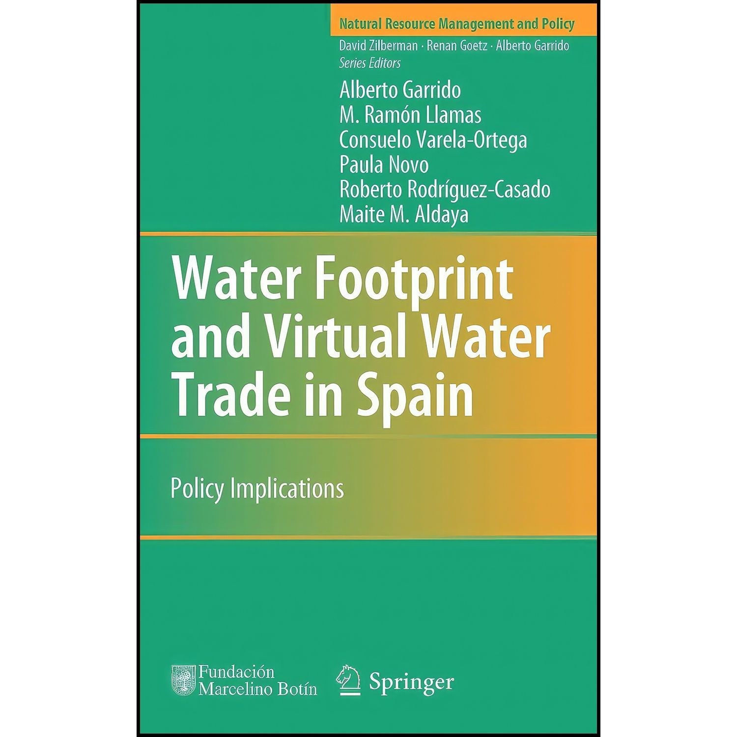 کتاب زبان اصلی Water Footprint and Virtual Water Trade in Spain