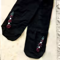 جوراب گلدوزی با دست طرح130