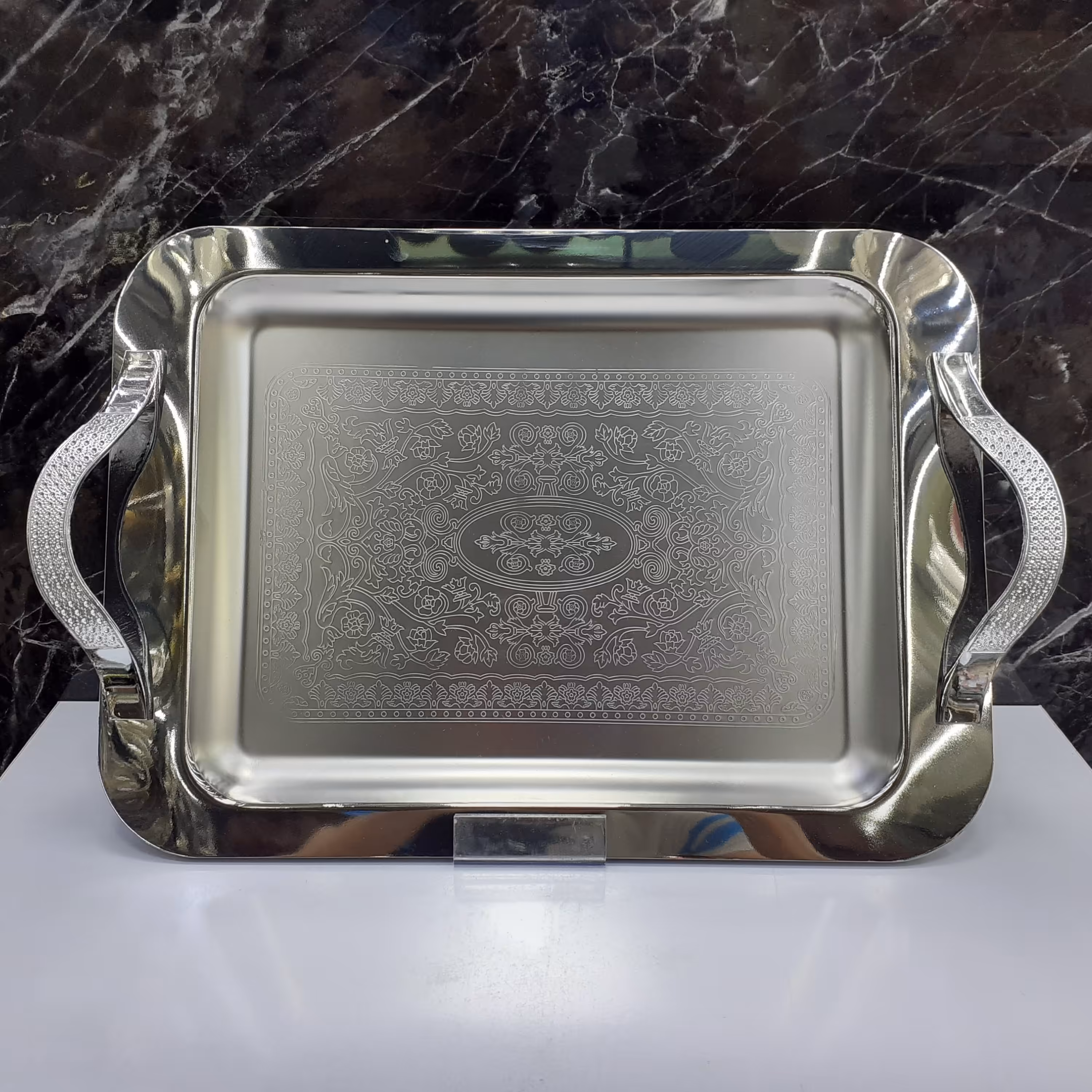 سینی 2سایز  لیماک ، استیل ضد زنگ ، کد 101 