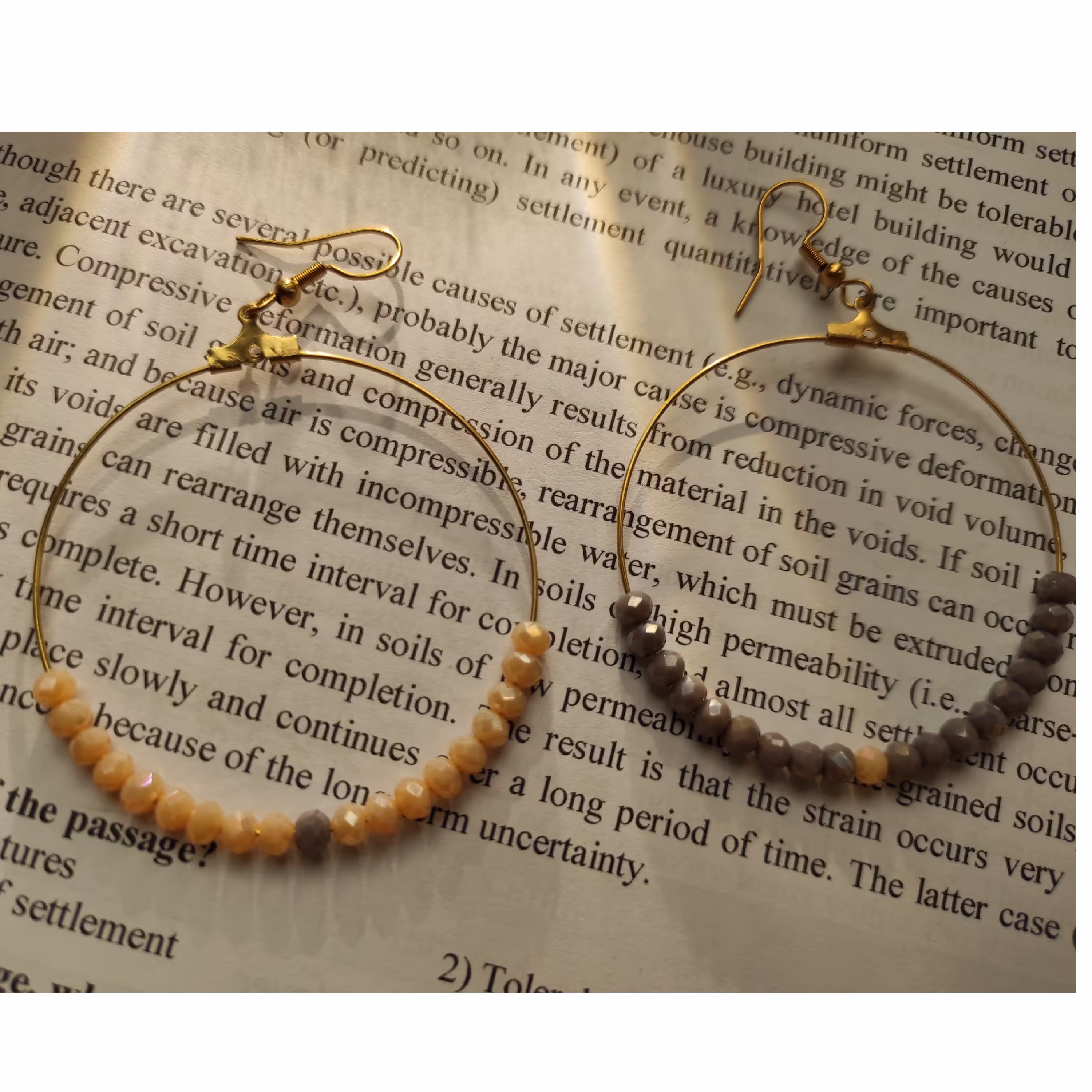  ارسال رایگان گوشواره حلقه ای مهره ای تابه تا استیل