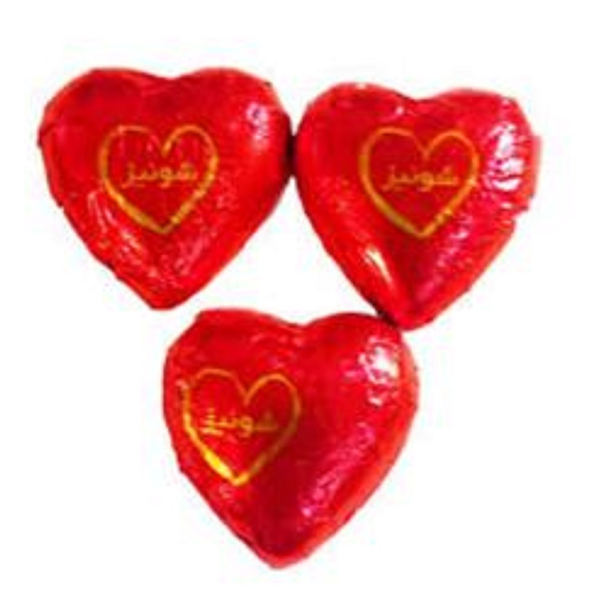 شکلات قلب شونیز قرمز 78 درصد 300گرم