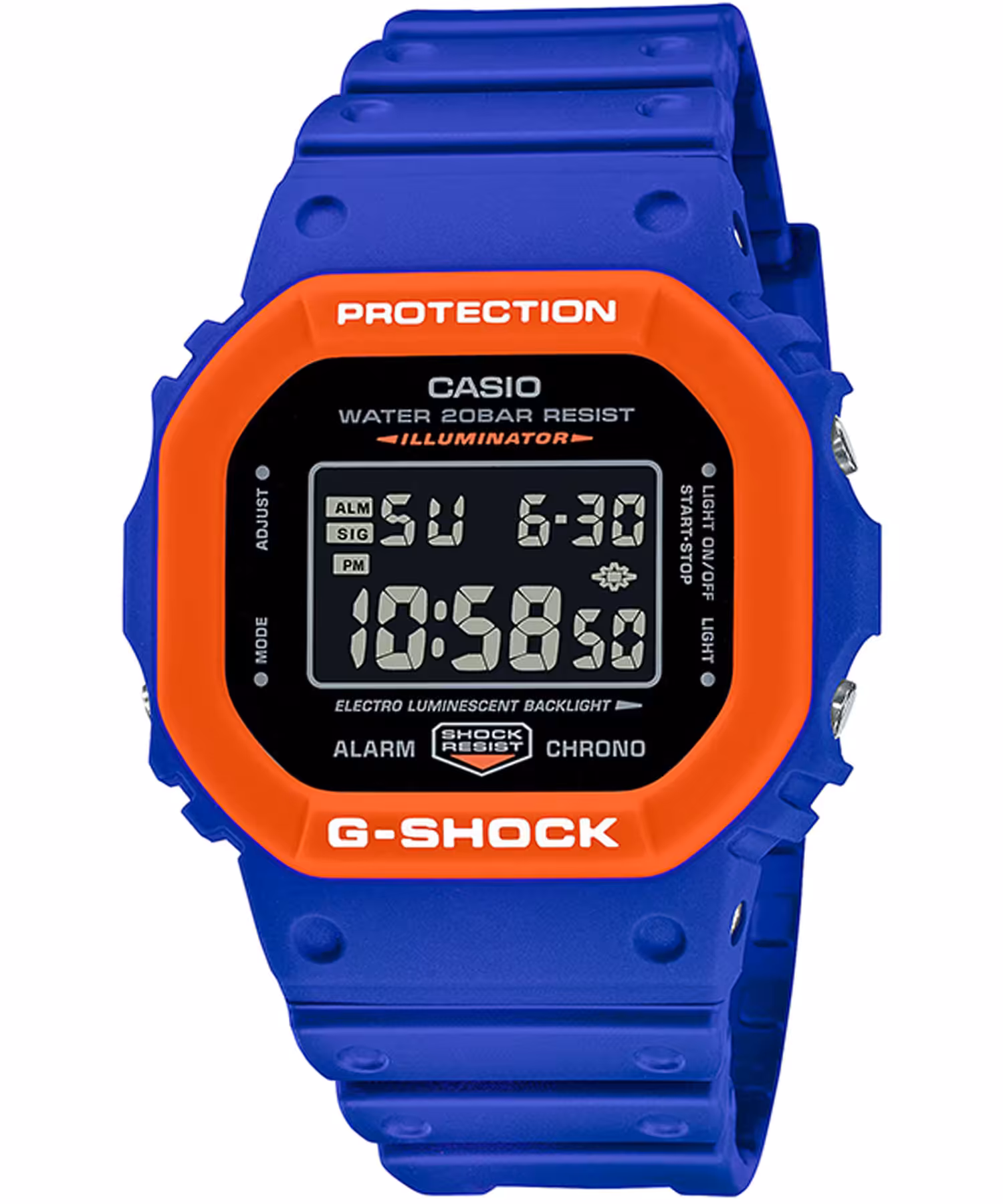 ساعت مچی مردانه کاسیو، زیرمجموعه G-Shock, کد DW-5610SC-2DR