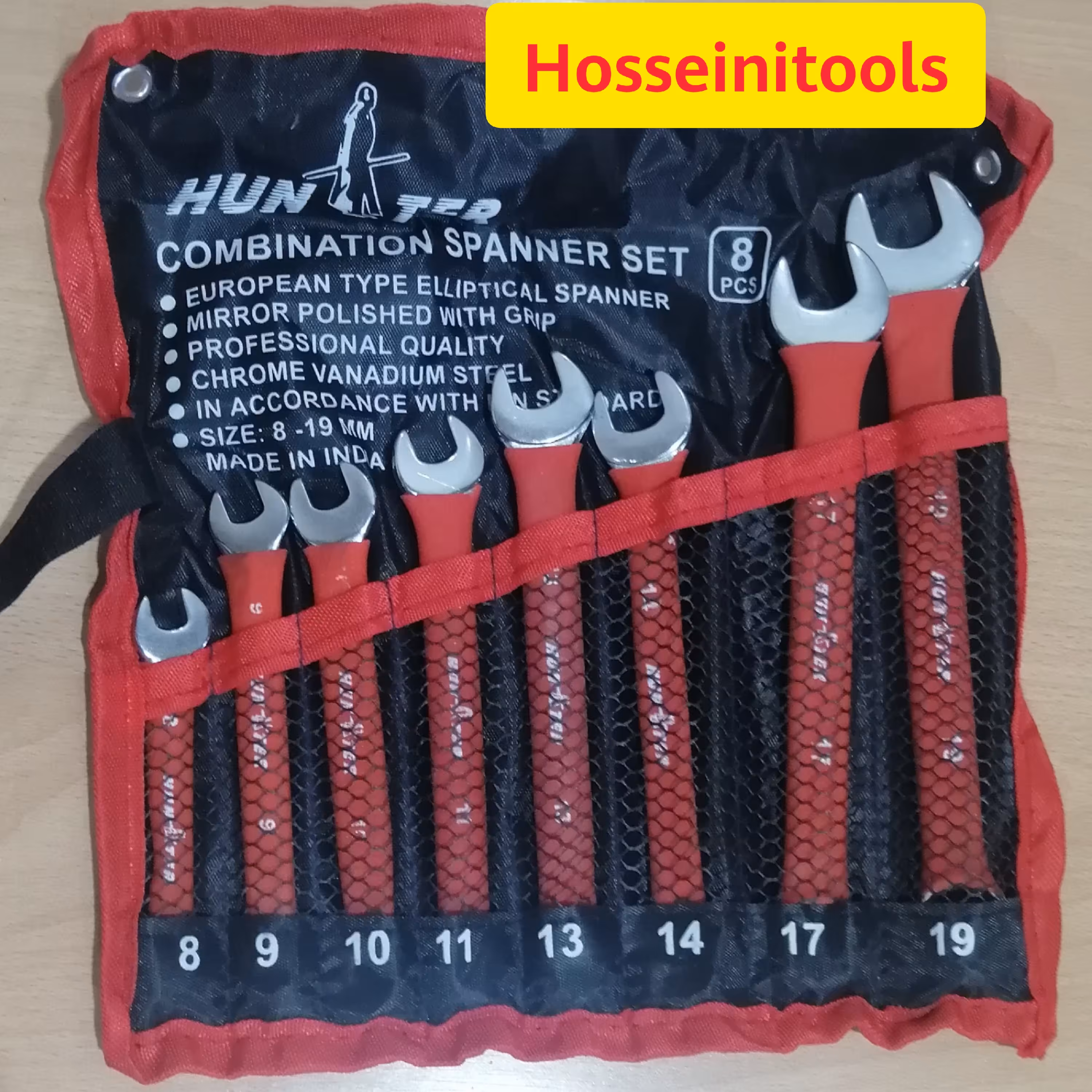 ست آچار 8عددی روکش دار 