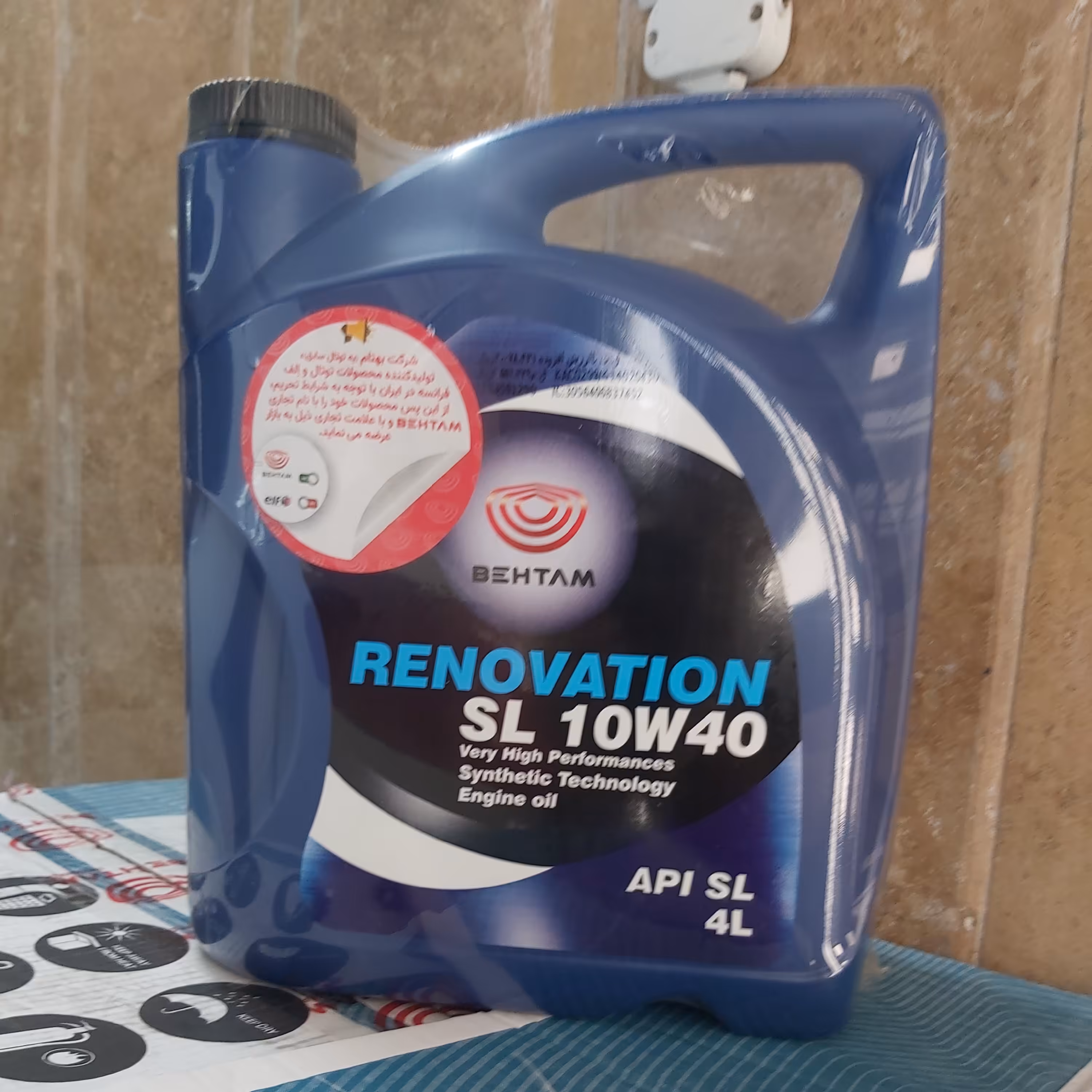 روغن موتور الف SL حجم 4 لیتر (10w-40)