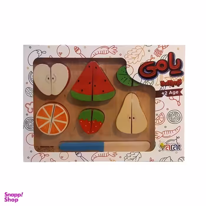اسباب بازی فکری پازل چوبی یامی یارات مدل میوه جات